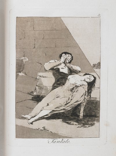 Plate from Los Caprichos by Francisco de Goya